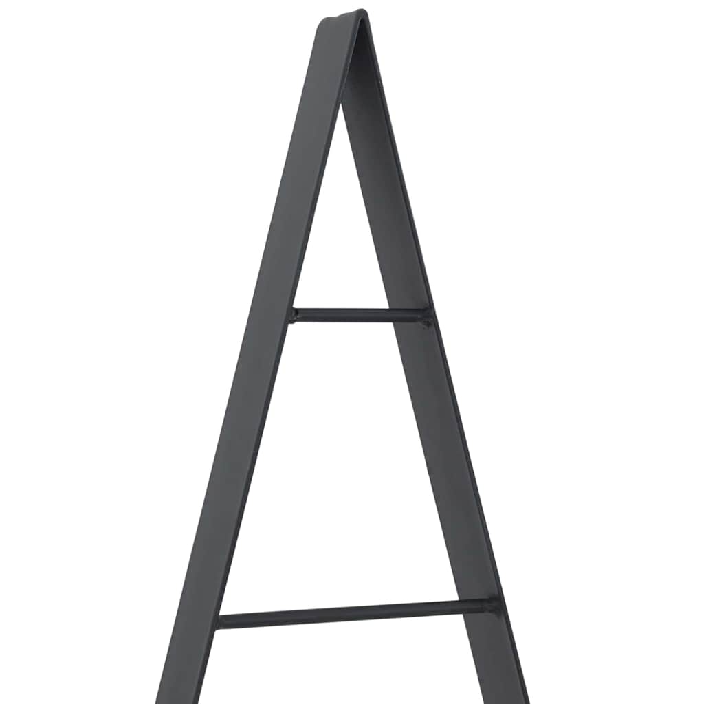 Metal Christmas Tree with Stand Black 90 cm Steel